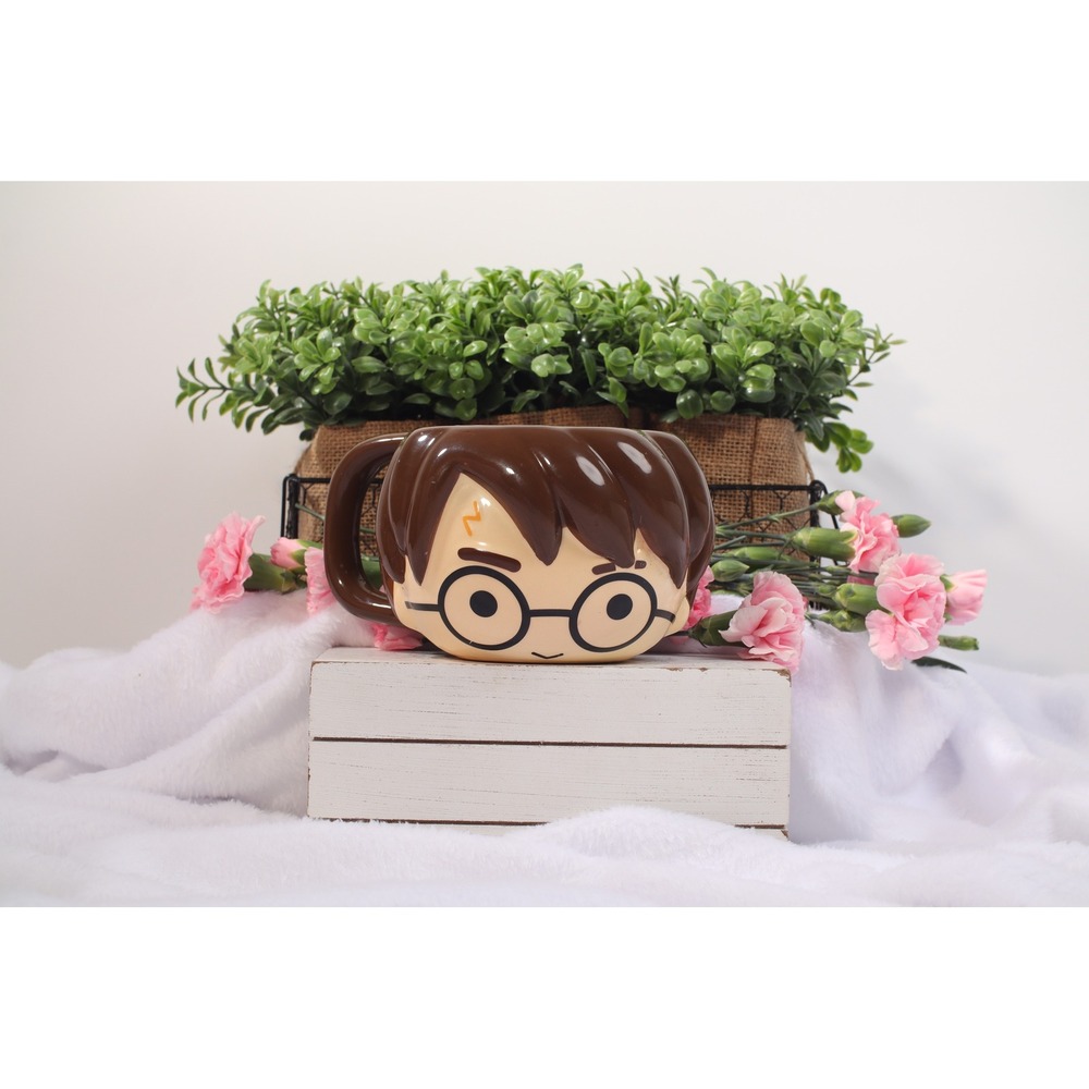 Harry Potter Paladone 3D Sculpted Face Mug Brown Ceramic 16oz